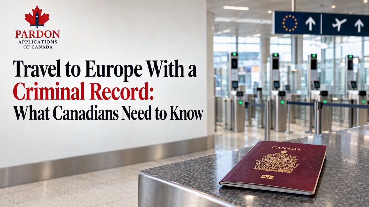 Canadian passport at European airport control